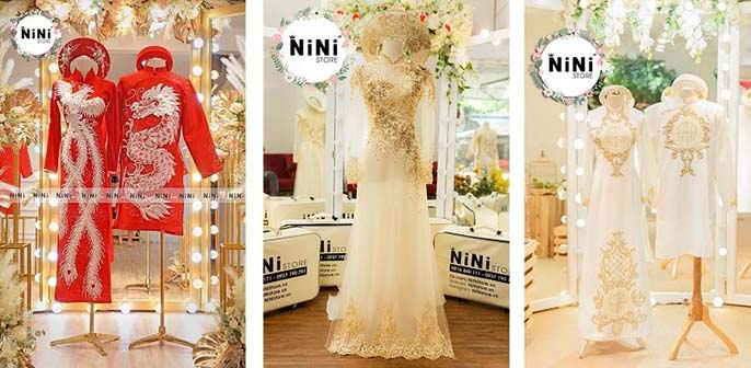 Top 5 địa chỉ may áo dài cưới đẹp ở TPHCM