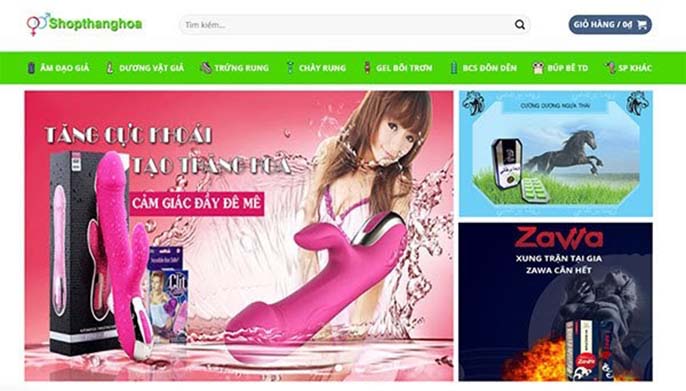Shop Thăng Hoa giúp các cuộc "yêu" thêm phần nồng cháy