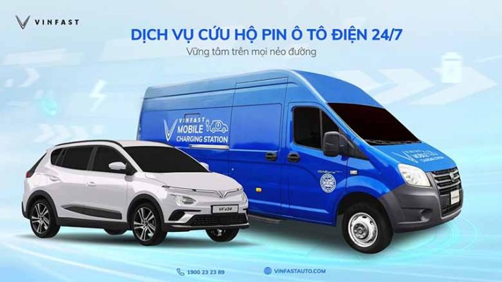 Chế độ sẵn sàng phục vụ: dịch vụ cứu hộ pin VinFast