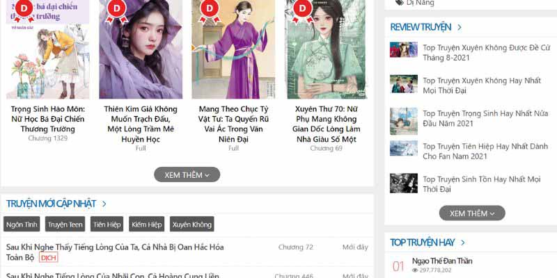 Nền tảng truyện online hàng đầu Việt Nam - dưa leo truyện