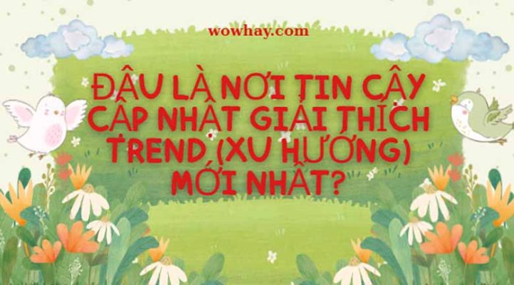 wowhay - nơi tin cậy cập nhật giải thích trend (xu hướng) mới nhất?