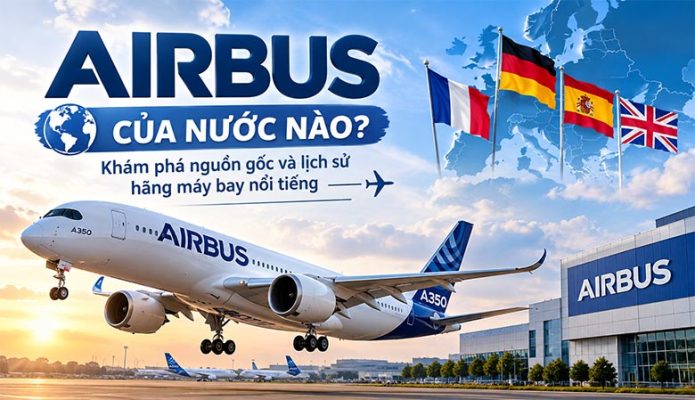 Airbus của nước nào? Khám phá nguồn gốc và lịch sử hãng máy bay nổi tiếng