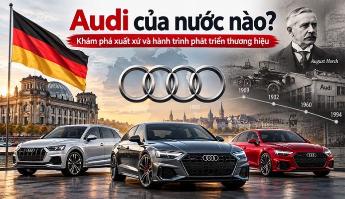 Audi của nước nào? Khám phá xuất xứ và hành trình phát triển thương hiệu