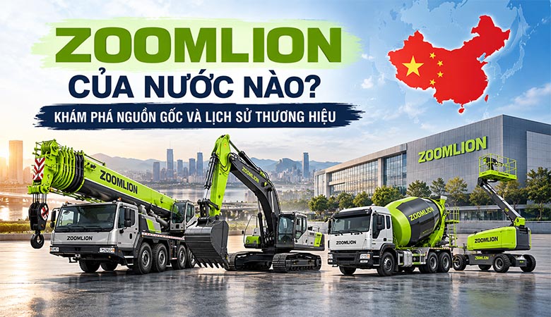 Zoomlion của nước nào? Khám phá nguồn gốc và lịch sử thương hiệu